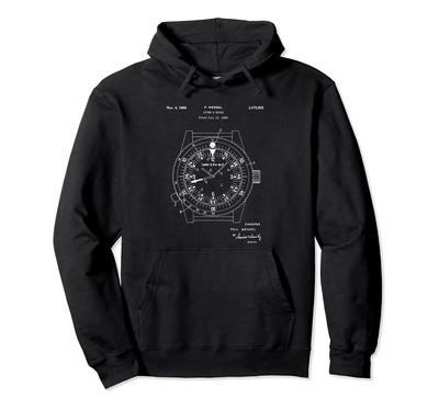 Dive Watch Blueprint Patent Drawing Outline Art Watch Parker