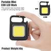KDULIT Mini LED Keychain Flashlight COB Night Light Portable USB Charging Camping Lamps for Work Outdoor Hiking Fishing Lighting