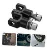 HAPINARY Motorcycle Foot Pegs Support Kit Rear Passenger Foot Rest Mount Hardware Easy Installation