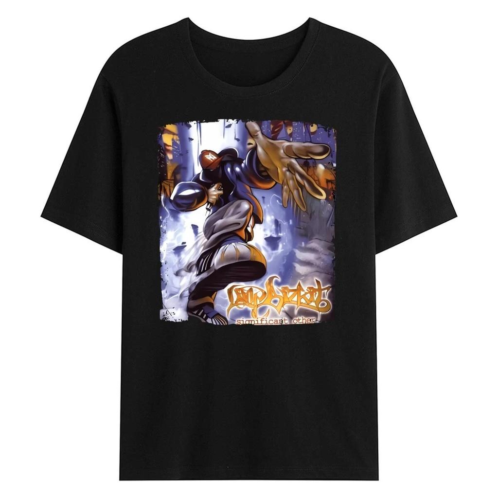 Hot Selling Limp Bizkit T Shirt Music Band Printing Summer Luxury Brand Pure Cotton Men's and Women's T-shirts Short Sleeves