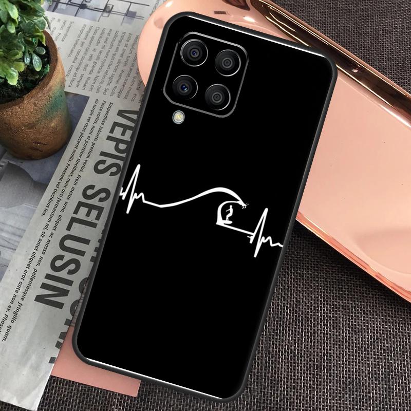 Surfer Surf Hang Loose Shaka Case For Samsung Galaxy M15 M55 M13 M23 M33 M53 M31 M51 M14 M34 M54 M20 M30s M12 M32 M52