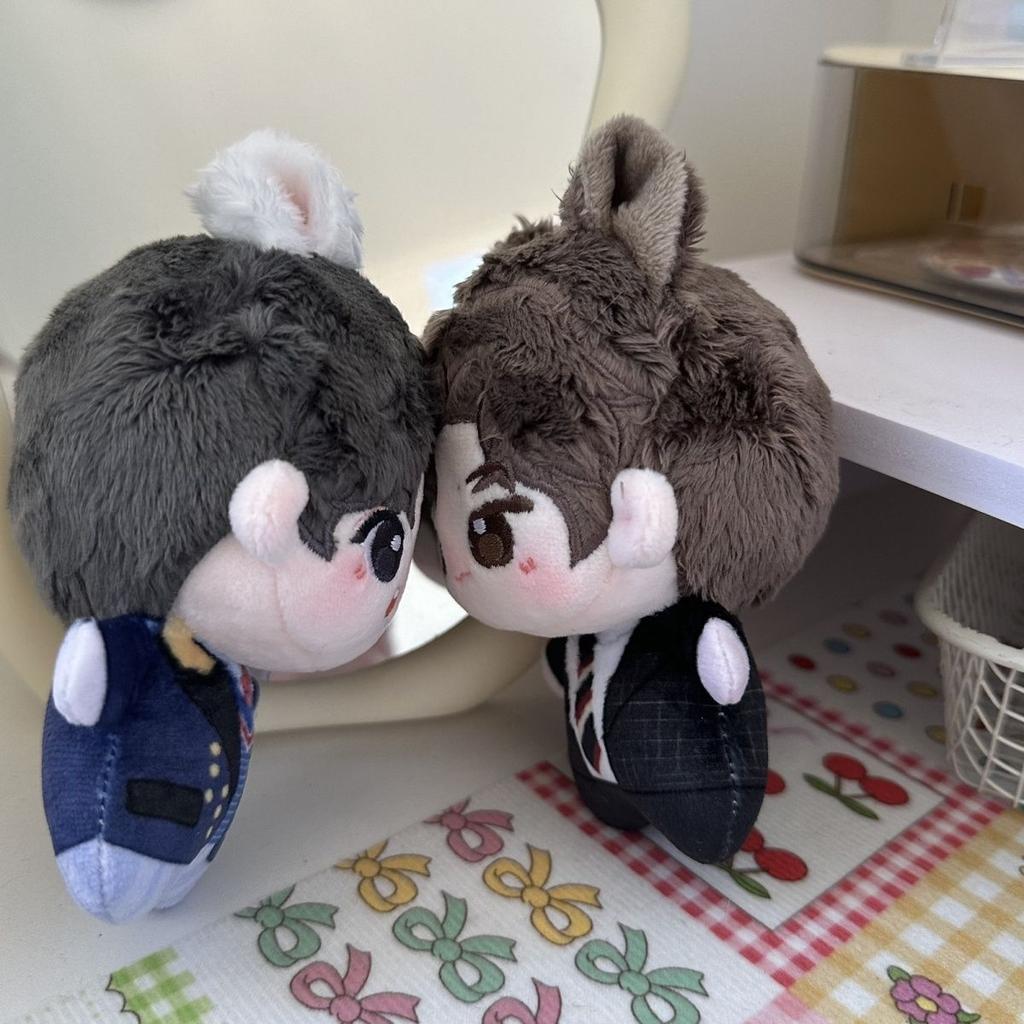 10Cm 2D Earth Bojun Yixiao Nanbo Ball Nanbo Hare Animated Plushie Figures Cotton Figure Adorable Keycharm Plush Figure Cushioned Birthday Treat