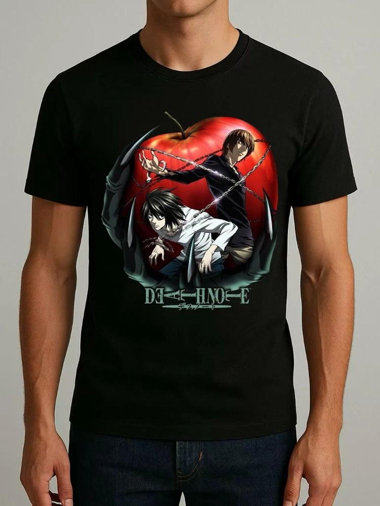 DEATH NOTE Аниме Футболка Унисекс Унисекс Футболка XXXL
