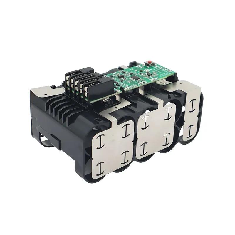 10x21700 Battery Plastic Case with PCB Charging Protection Board Box Shell For Milwaukee m18 18V 8Ah Lithium Battery Housings