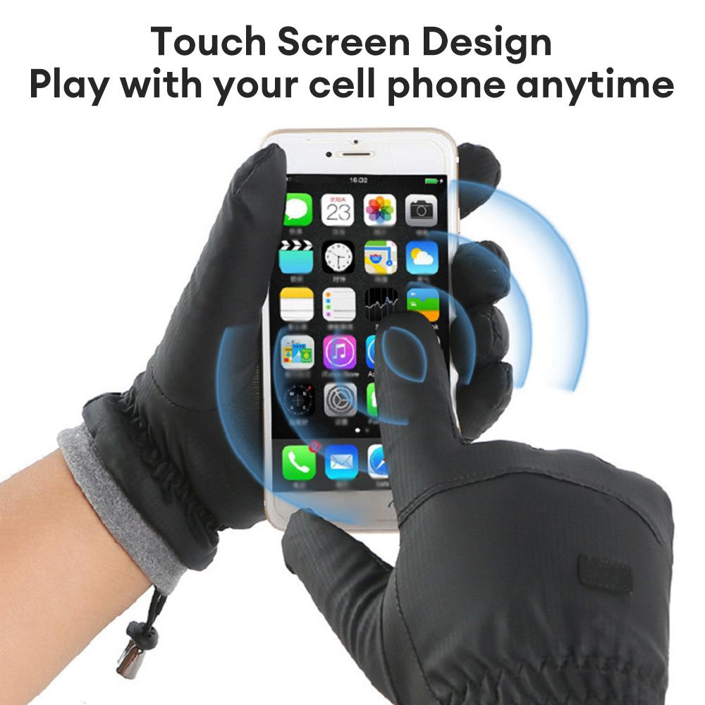 Winter Cycling Gloves for Men Women Waterproof Ski Warm Touch Screen Gloves Outdoor Running Hiking Mountaineering And Skiing