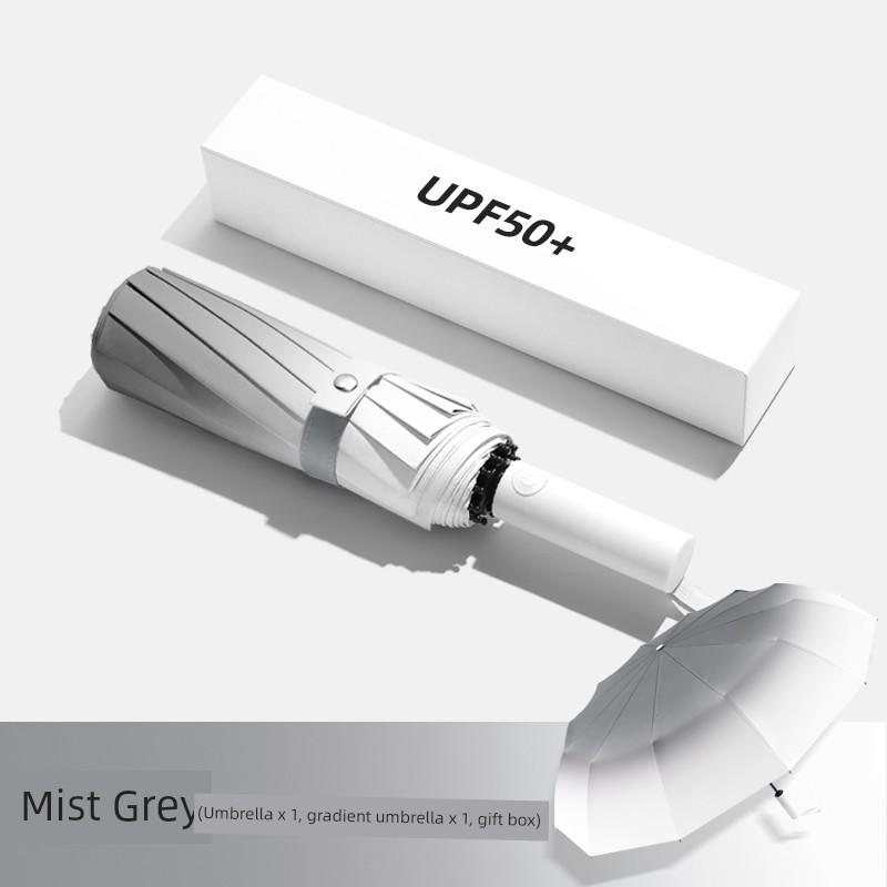Good-looking Automatic Umbrella Women Rain Or Shine Dual-Purpose Umbrella Extra Large Thickened Parasol Male Student School Special Sunshade