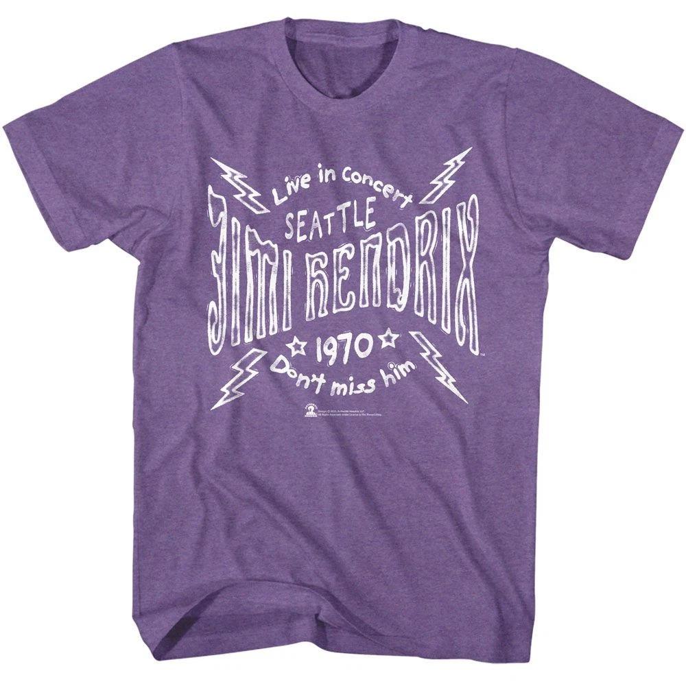 Jimi Hendrix - Seattle 70 Lightning - Licensed - Short Sleeve Children s T-shirt 100