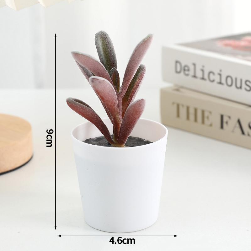 

Fake Plant Potted Office Desk Accessorie Wedding Accessorie Artificial Flower Ornament Home Decor Room Desktop Decor