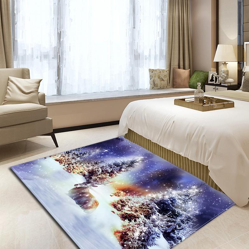 Weihnachtsbaum Illustration Fußmatte Eingang Küche Boden Badematte Wohnzimmer Flur Teppich Heim Deko Teppich