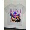 Demon Hunters Cartoon Tiger Printed T-shirt Harajuku Round Neck Casual Short Sleeve Summer Woman Top Casual Clothing Tops