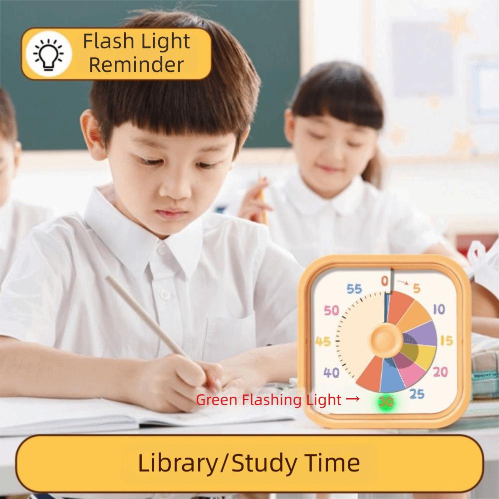 Square Countdown Timer Visualization Kitchen Cooking Timer Visual Timer  Students Learning