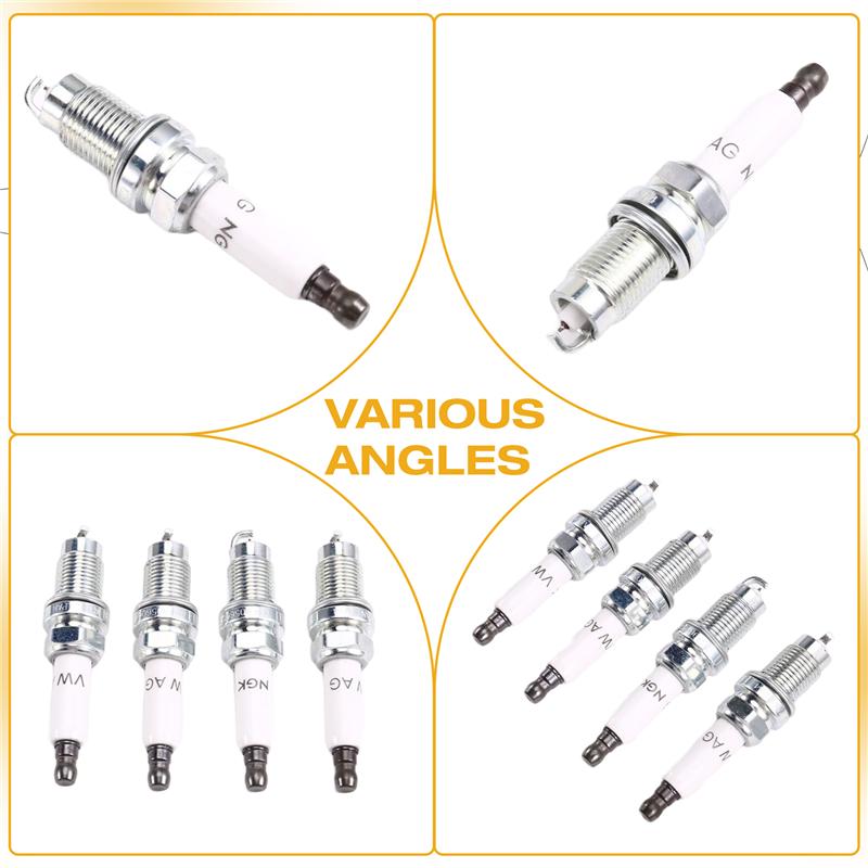 A16P-Car Spark Plug Set(4 Pieces) For A1 A3 VW Caddy Golf Jetta Tiguan Skoda Octavia Rapid 2007- 2018 03F905600A