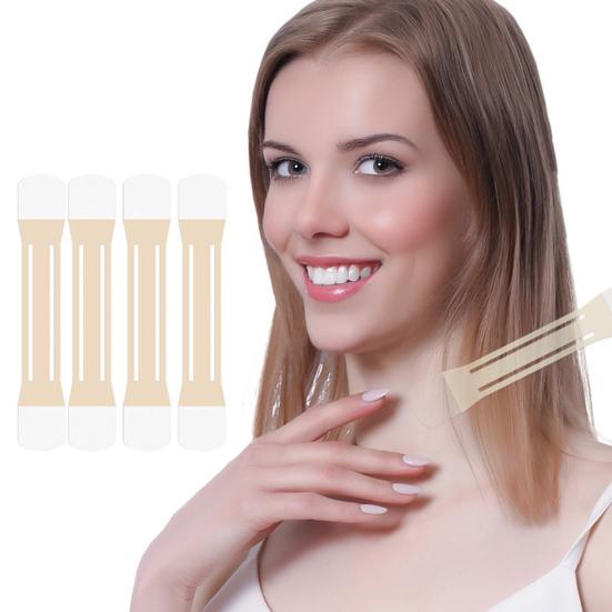 Neck Lifting Patch Invisible High Elastic Instant Neck Lift Bands for Double Chin Jowls Waterproof Neck Wrinkle Reducer