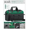 1680D Heavy Duty Tool Bag with Waterproof Base Large Capacity Organizer for Electrician Mechanic Wear-Resistant Tote Tool Bag