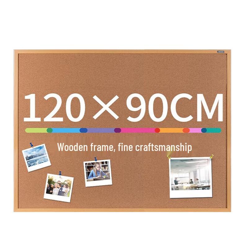 Deli 90x120cm Cork Message Board