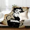 Betty Boop Print Blanket - Soft & Comfortable, for Bedroom, Travel, Sofa, Home Decoration - Birthday Christmas Gift for Friend
