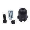 Large Flat Head Rivets Insert Joint Sleeve Connectors Nut Secure End Fittings for Fitness Equipment Adaptability