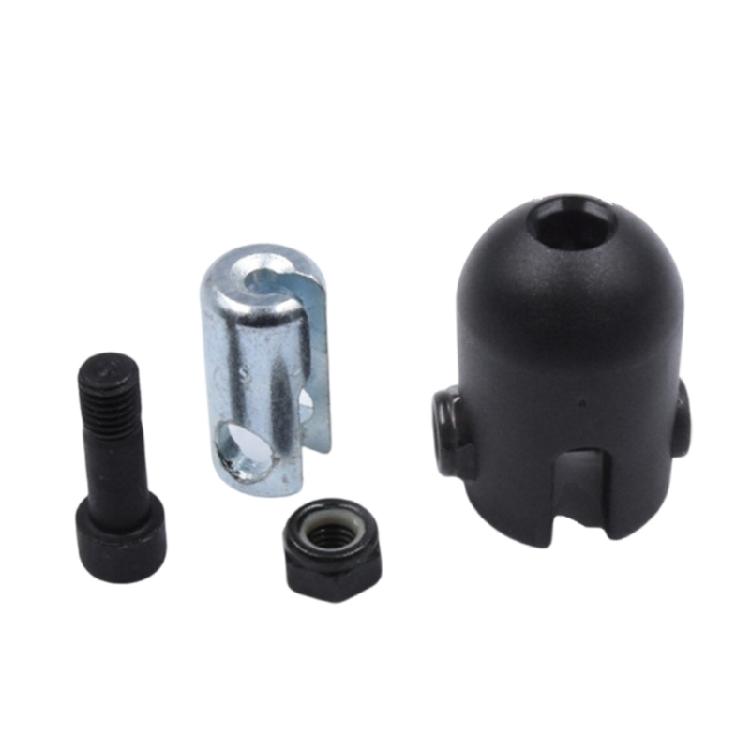 Large Flat Head Rivets Insert Joint Sleeve Connectors Nut Secure End Fittings for Fitness Equipment Adaptability