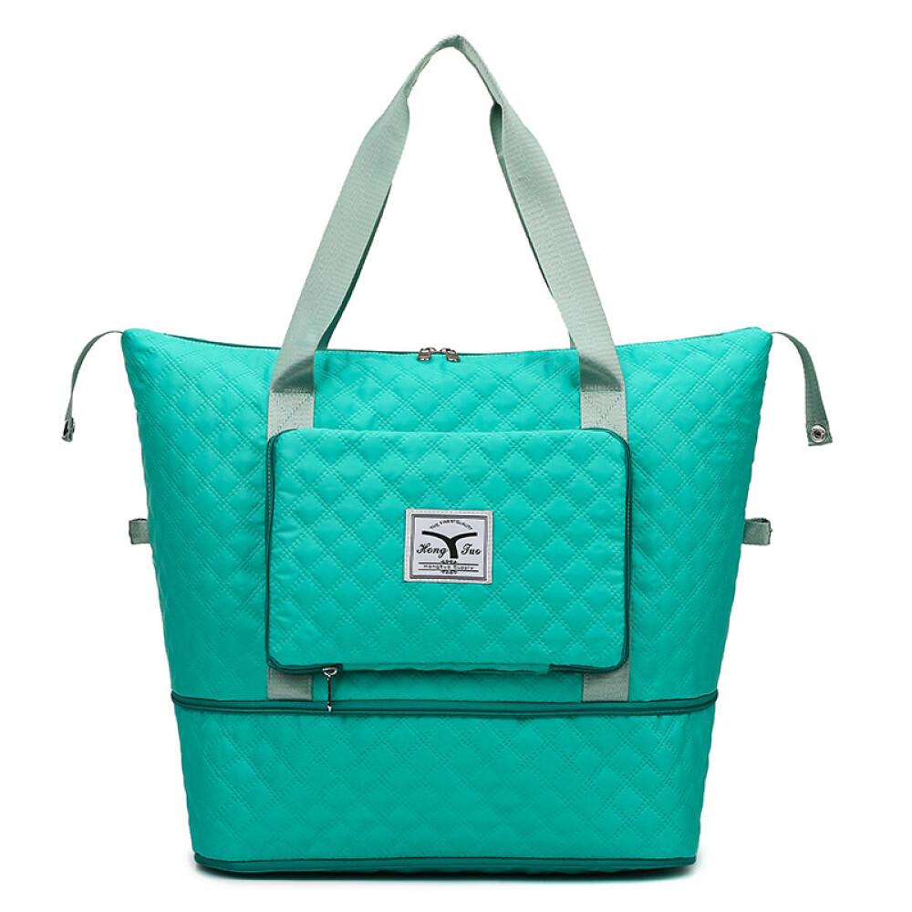 The Diamond Lattice Folding Travel Bag Can Be Extended with Large Capacity Dry and Wet Separation Travel Length 40cm Wide 21cm High 28CM Extended 12cm