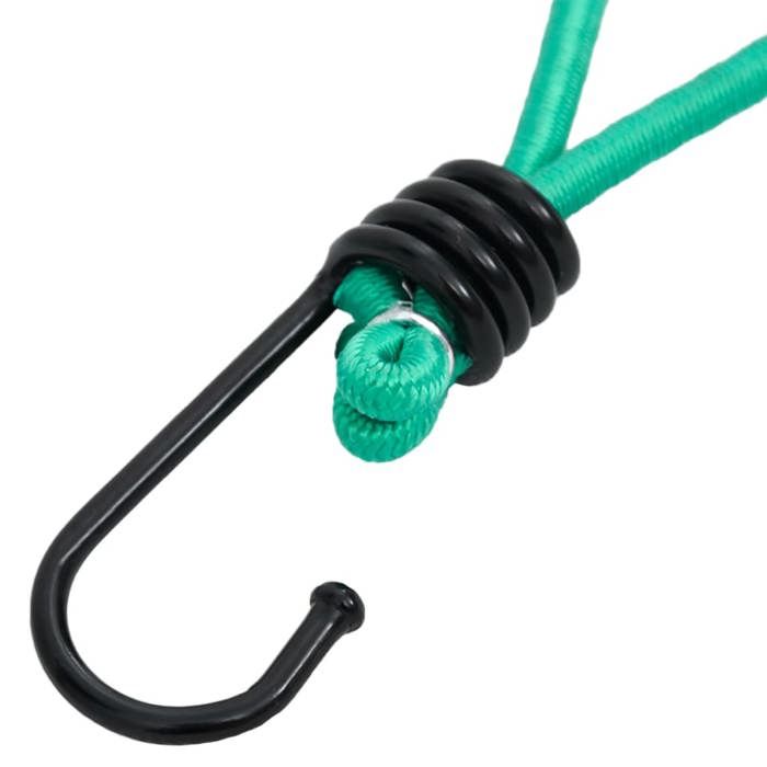 VidaXL Cordes élastiques avec crochets 20 pcs 15 cm 4012229