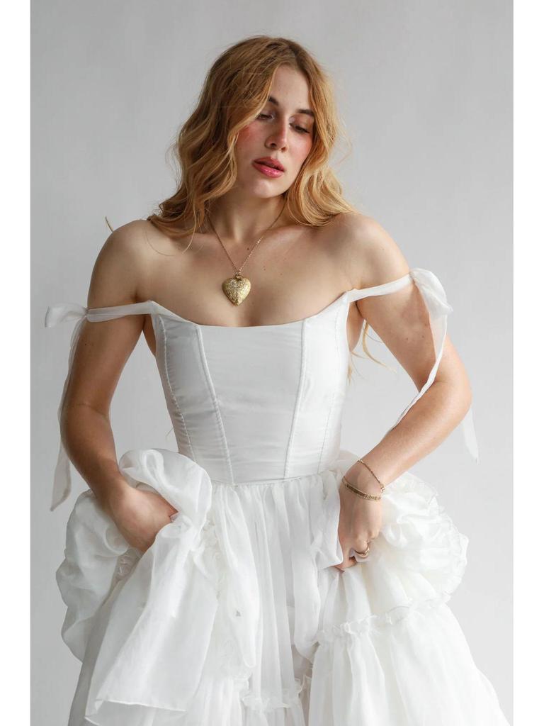2026 European-American Fishbone Evening Gown: Women's Lace-up Puffy Skirt Dress