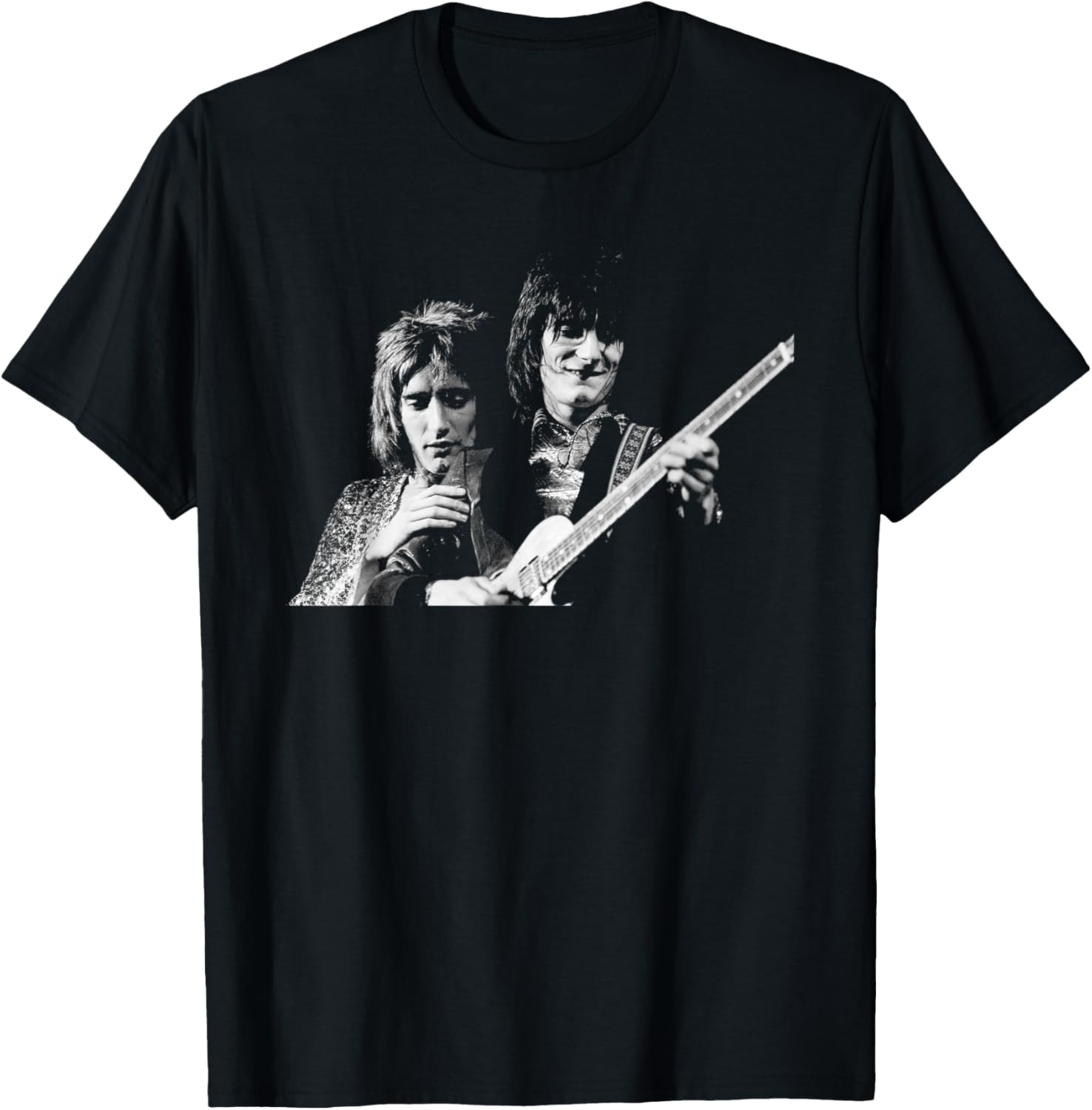 The Faces Rod Stewart & Ronnie Wood at Reading Festival 1972 T-Shirt S разноцветный
