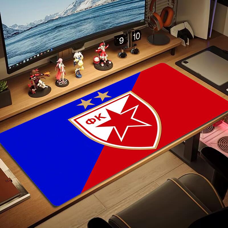 Crvena zvezda2 Print Cushion Non-slip Laptop Tablet Big Mousepad XXL Mat Mini PC Playmat With Lock edge