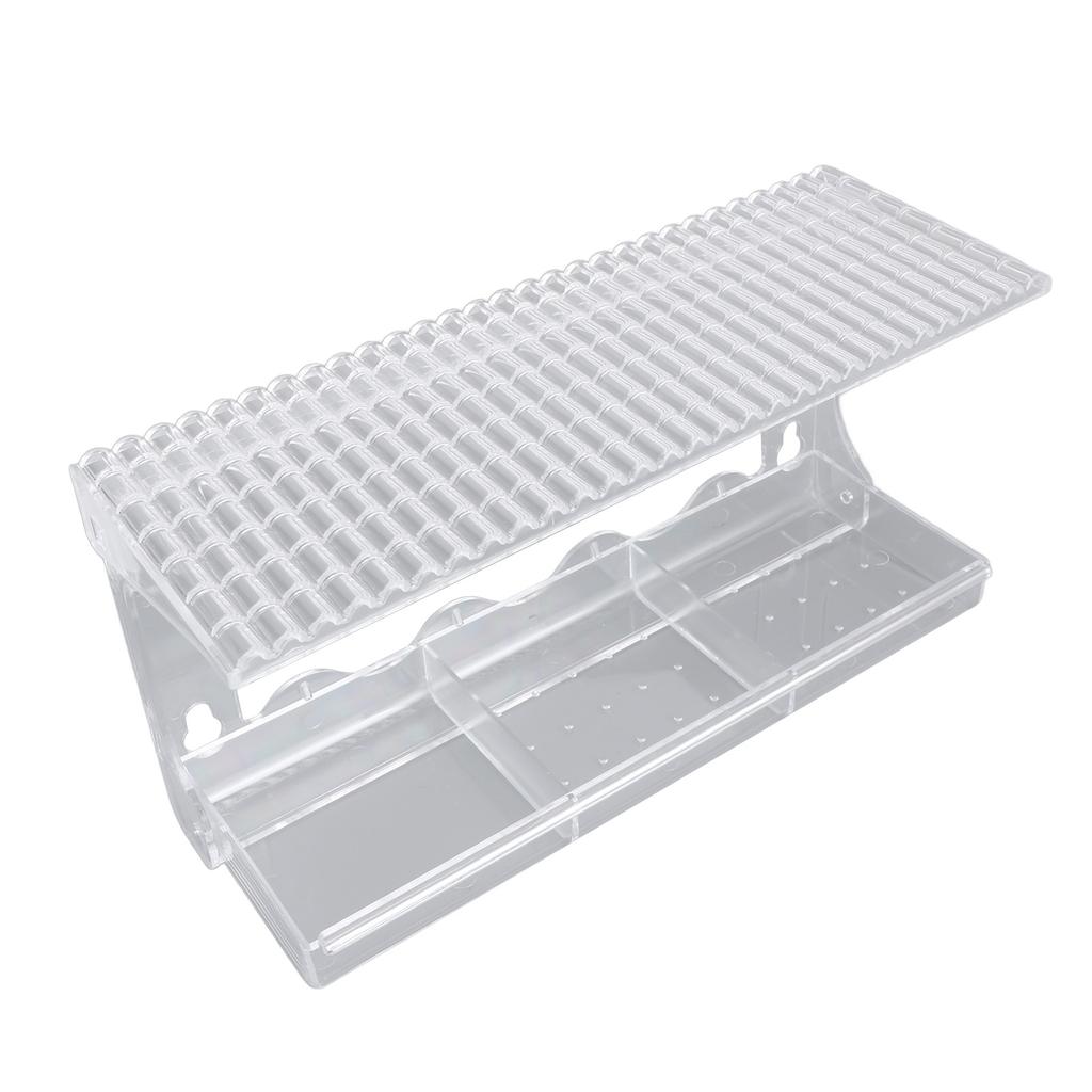 Window Bird Feeder for Outdoor Plastic Clear Bird Feeder Transparent Bird House with Strong Suction Cups for Garden