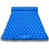 Double Foot-Pumped Inflatable Cushion Camping Sleeping & Nap Mat Widened Outdoor Moisture-Proof Nylon Lightweight