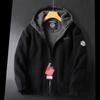 New Winter Men's Fleece Jacket British Street Thickened Polar Fleece Hooded Jacket Casual Plus Size Cold-proof Warm Pocket Coat