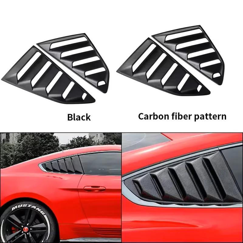 Fit for 6th Chevrolet Chevy Camaro 2016-2025 Quater Window Louvers Side Vent Trim 2PCS Car Rear Window Shutter Cover Spoiler