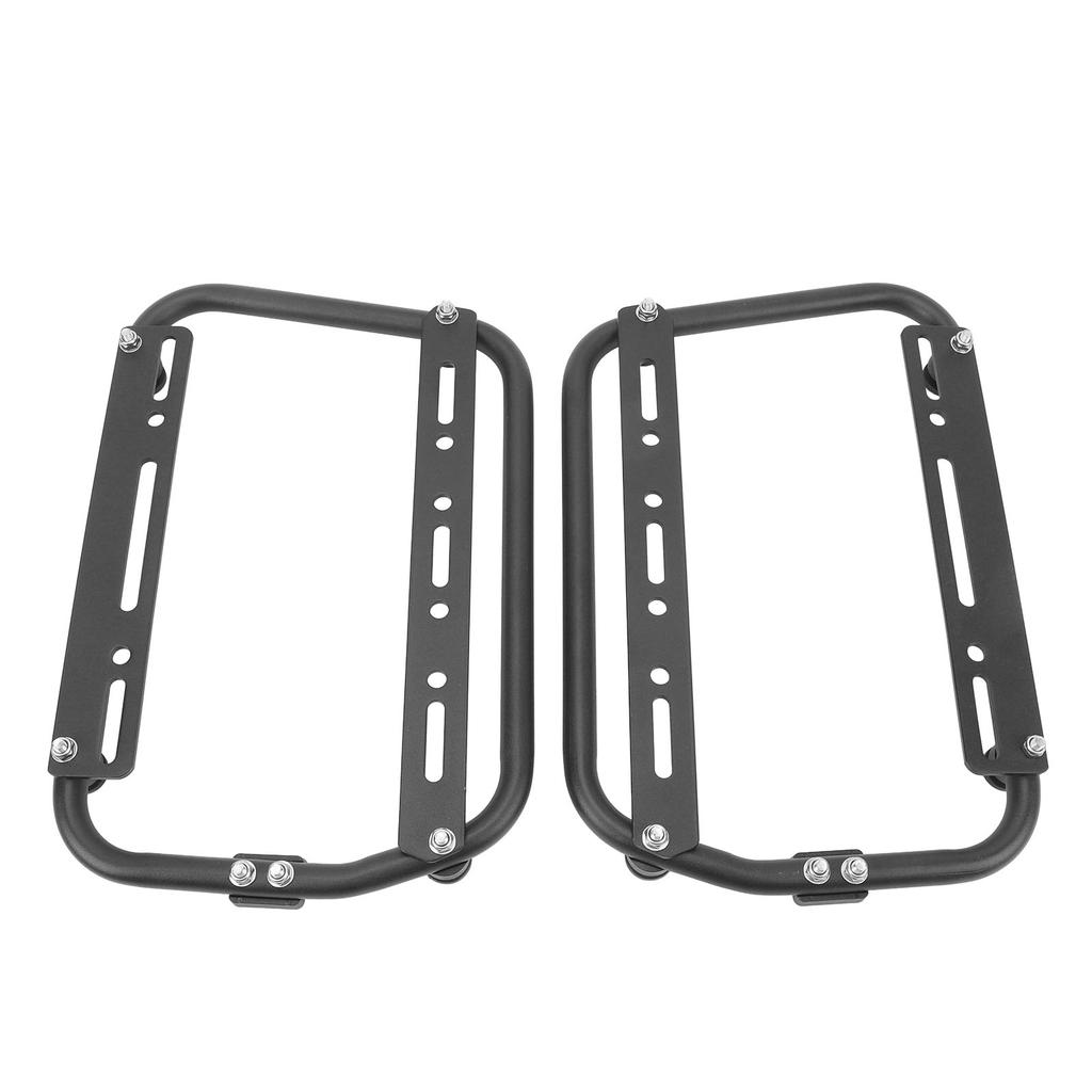 Motorcycle Side Support Racks Aluminium Alloy Saddlebag Bar Rack High Load Capacity Support Brackets