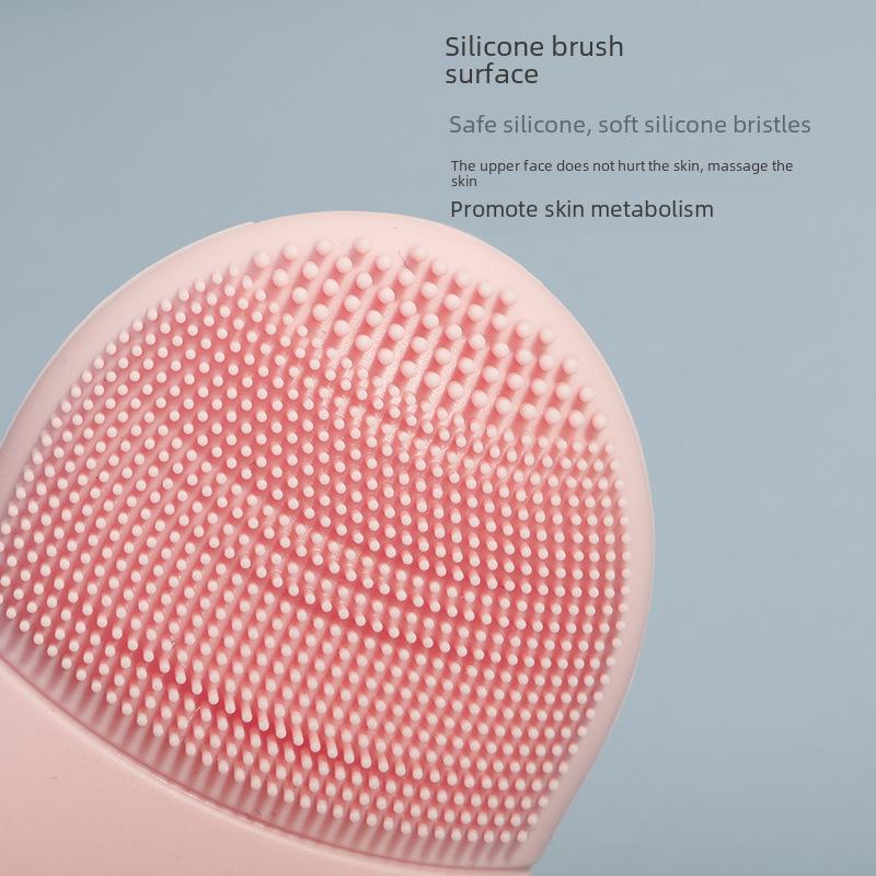 Perie de machiaj și spălare pentru față cu două capete din silicon - Instrument japonez de curățare pentru pori și puncte negre