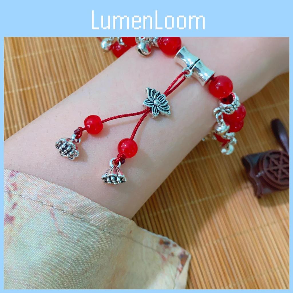 Chic Boho Lotus Beaded Bracelet For Women Unique Retro Styled Hand Jewelry