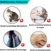 20PCS Pet Cat Nail Covers 20Pcs Soft Comfortable Clear Nail Tips for Cats Anti Scratch Furniture Safe Caps with Glue