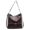 Lightweight Luxurious Winter Tote Bag For Women In Black And Coffee Perfect For Casual Outings