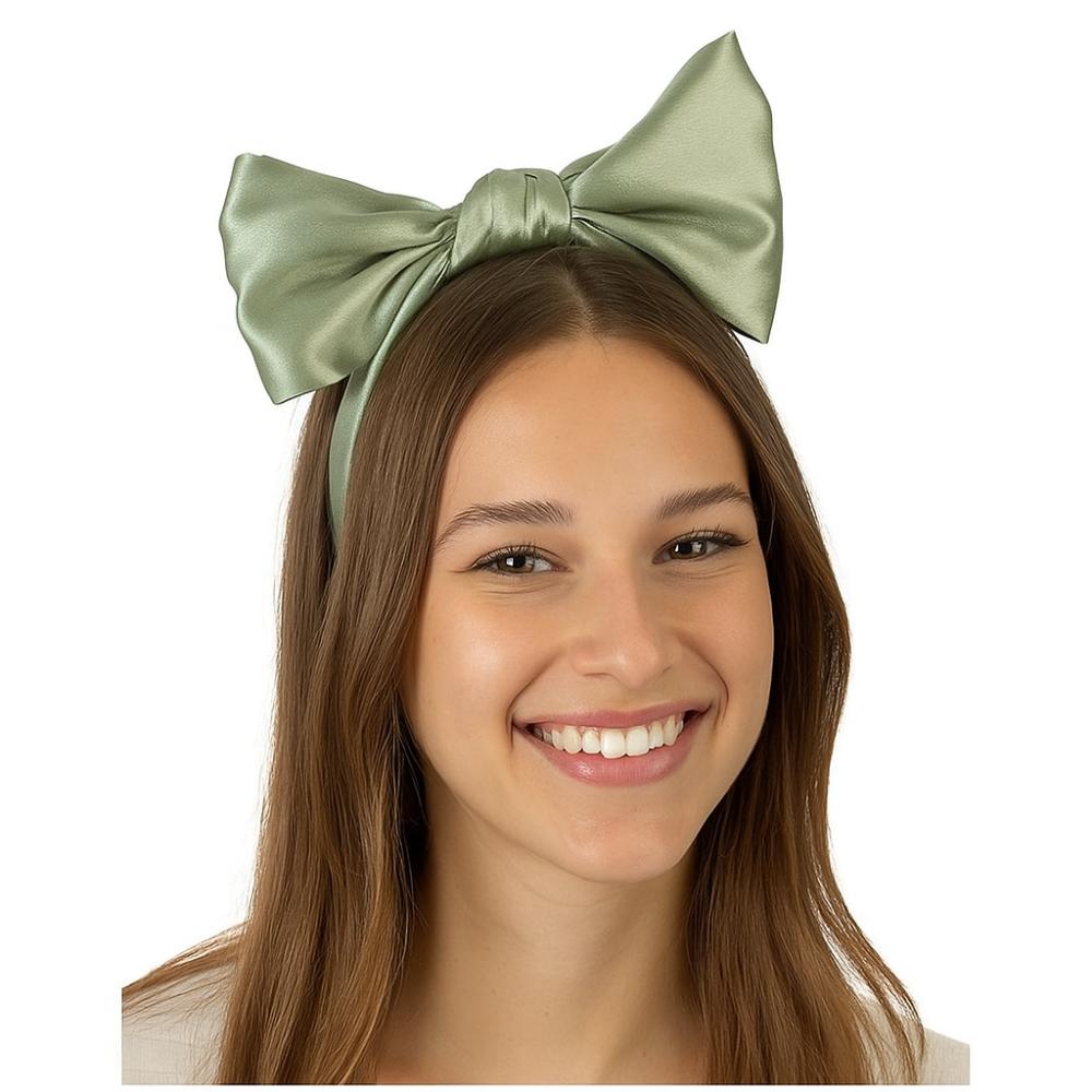 Lovely Bowknot Headband Satin Cosplay Hair Hoop Fashion Lolita Hair Band  Costume Decoration