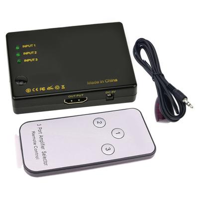 4K HD Multimedia Interface Switcher 3 in 1 Out IR Fernbedienung HD Multimedia Interface Splitter