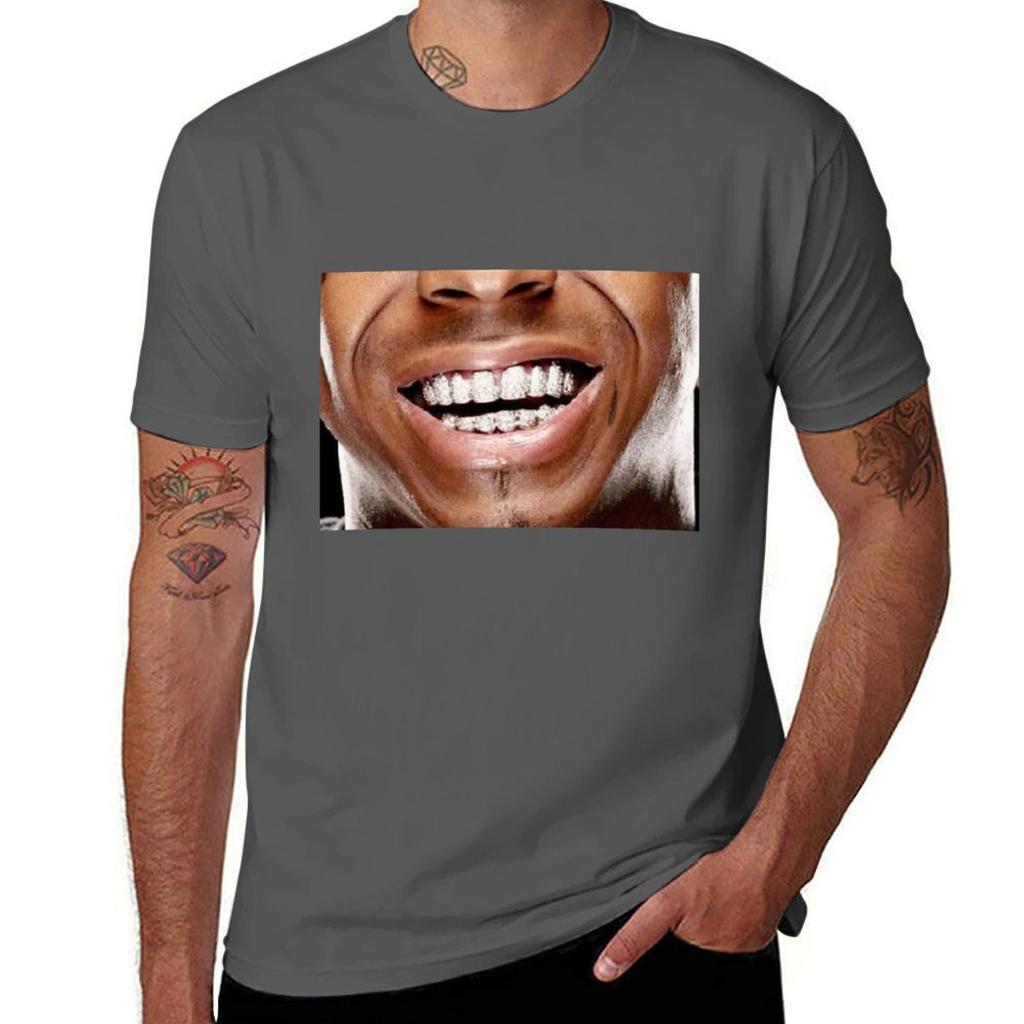 Lil Wayne Diamond Grill Tshirt Durable Work Wear Tshirt