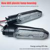 2Pcs Mini 8mm Motorcycle LED Amber Lights, 12V Turn Signal Blinkers, Perfect Flashing Moto Indicator Accessories