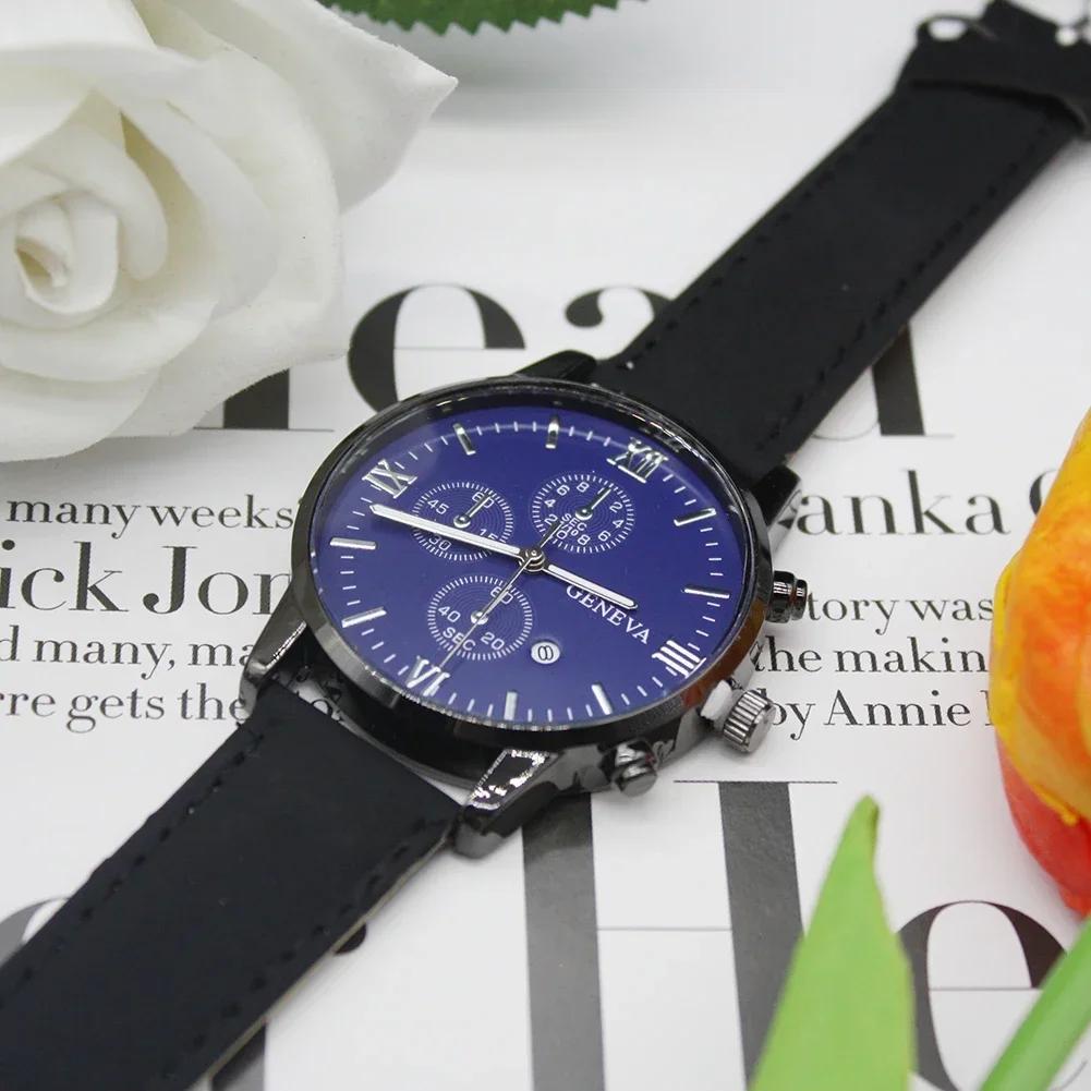 5pcs High Quality Fashion Waterproof Dial Minute Scale Box Included Luxury Business for Sports Running Outdoor Office Worker