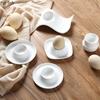 Pure White Ceramic Plate Egg Tray Egg Cup Egg Rack Storage Tray Kitchen Storage Tableware Specialty Plates Dish Dessert Bowl