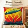 Band LLed Zeppelin Cushion Cover Natural Linen Organic Fabric DoubleSided Printing Sofa Home Decor Gift Pillow Case