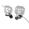 Zestaw Montażowy do Oświetlenia Słupka A do Jeep Wrangler JK JKU Aluminiowe Uchwyty do Montażu LEDów na Maskę Uchwyt Montażowy na Szybę 2007-2017