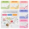 Diy Coloring Drawing Paper Roll Painting Sticky Early Educational Toy Gift Kid