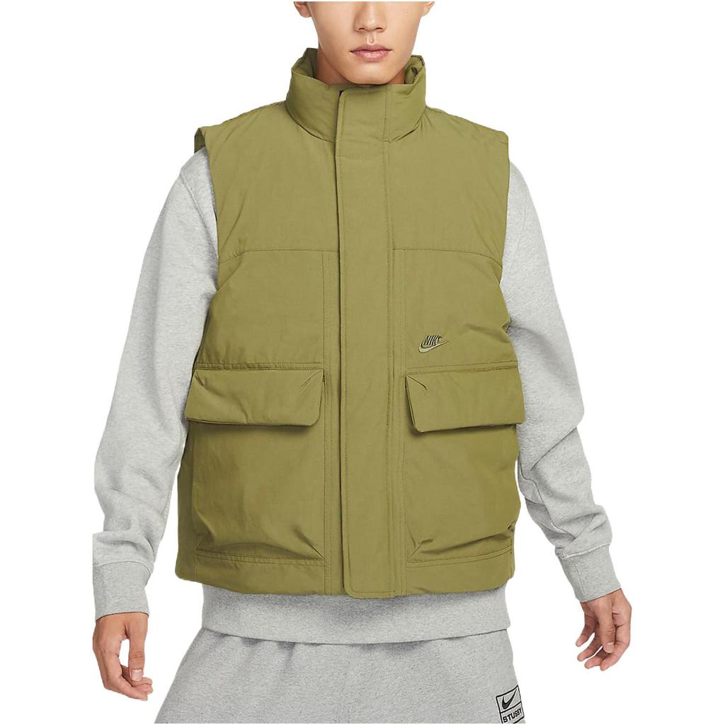 Nike Westen Herren Olivgrün Stehkragen Moderate Arbeitskleidung DQ4305-378