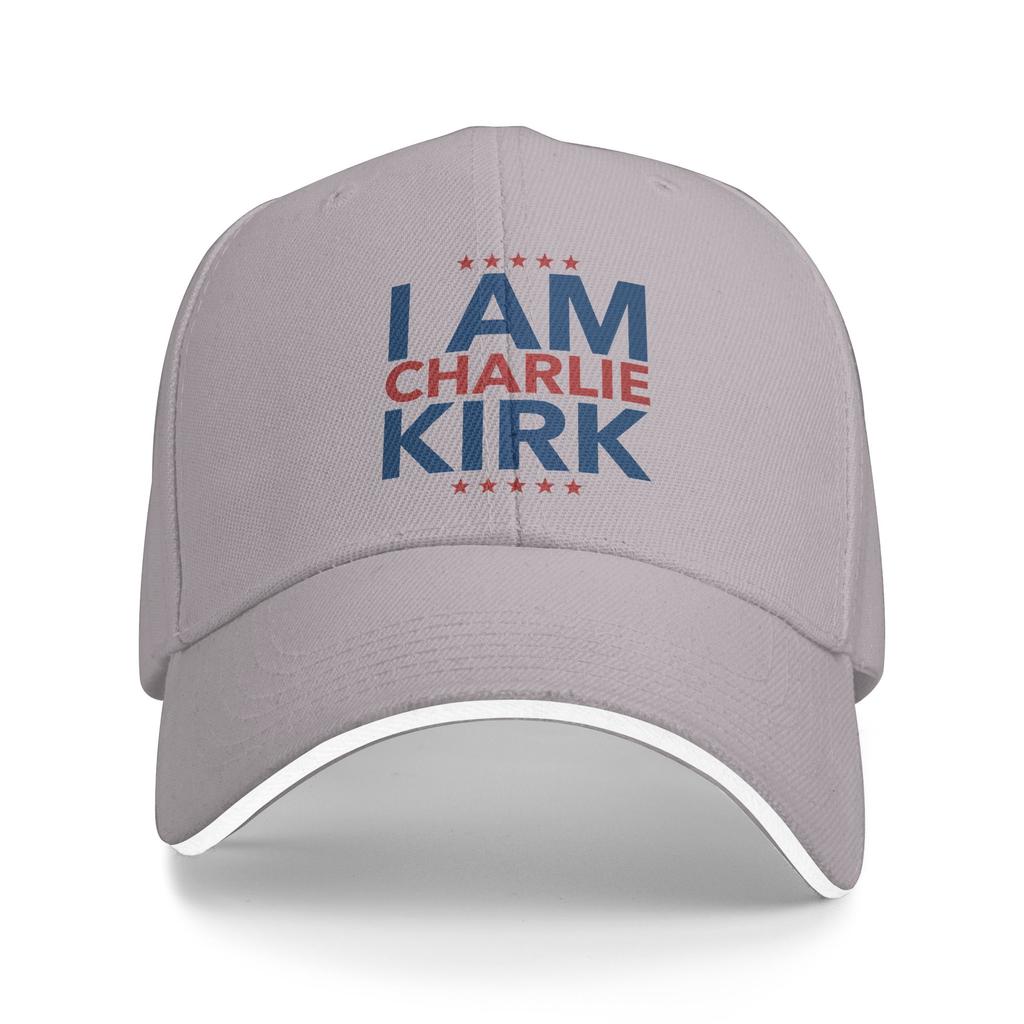 ICH BIN CHARLIE KIRK Lässige Baseballkappe Jagd Camping Truckerhut Sommer Großhandel Damen Herren Figurbetonte Retro Baseballkappen