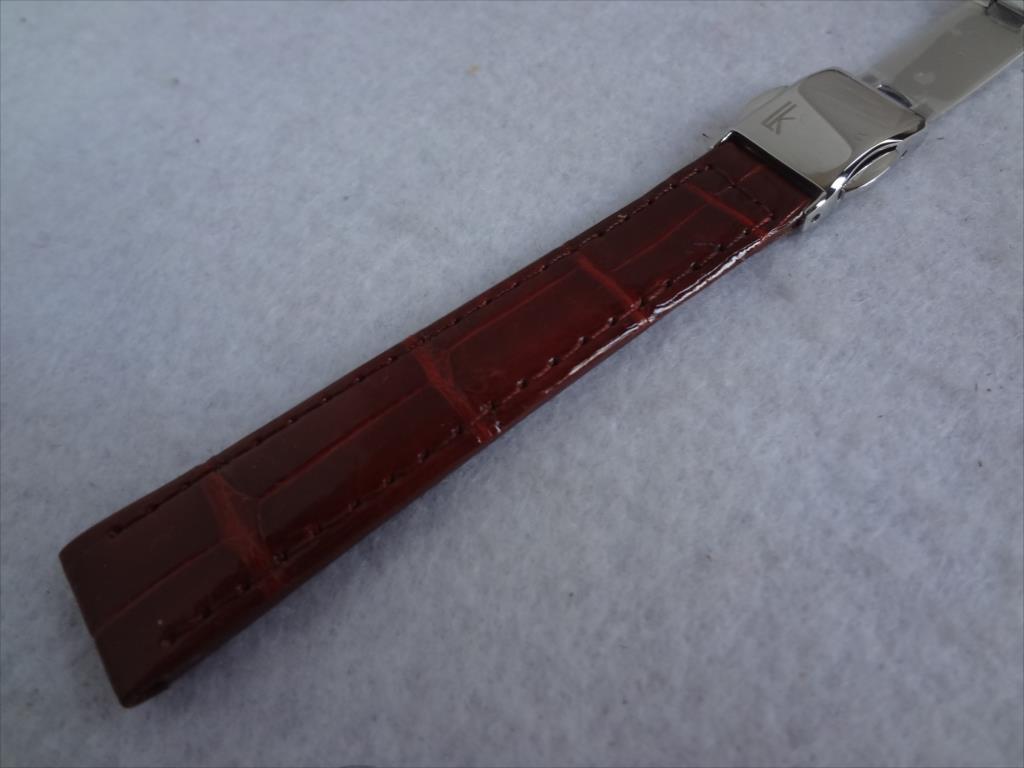 SEIKO Watch Strap for Lukia SSVW094 13mm Crocodile Leather 1B22-0BC0, Band, Red.