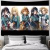 Cute Hot Girl Fashion Anime KKONS Tapestry Living Room Bedroom Gamer Room Decoration Large Luxury Tapestry