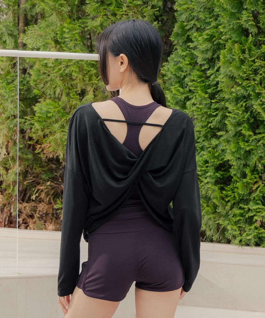 MOREOUT Women'S Yoga Twist Back Cover-Up 3Tt6301